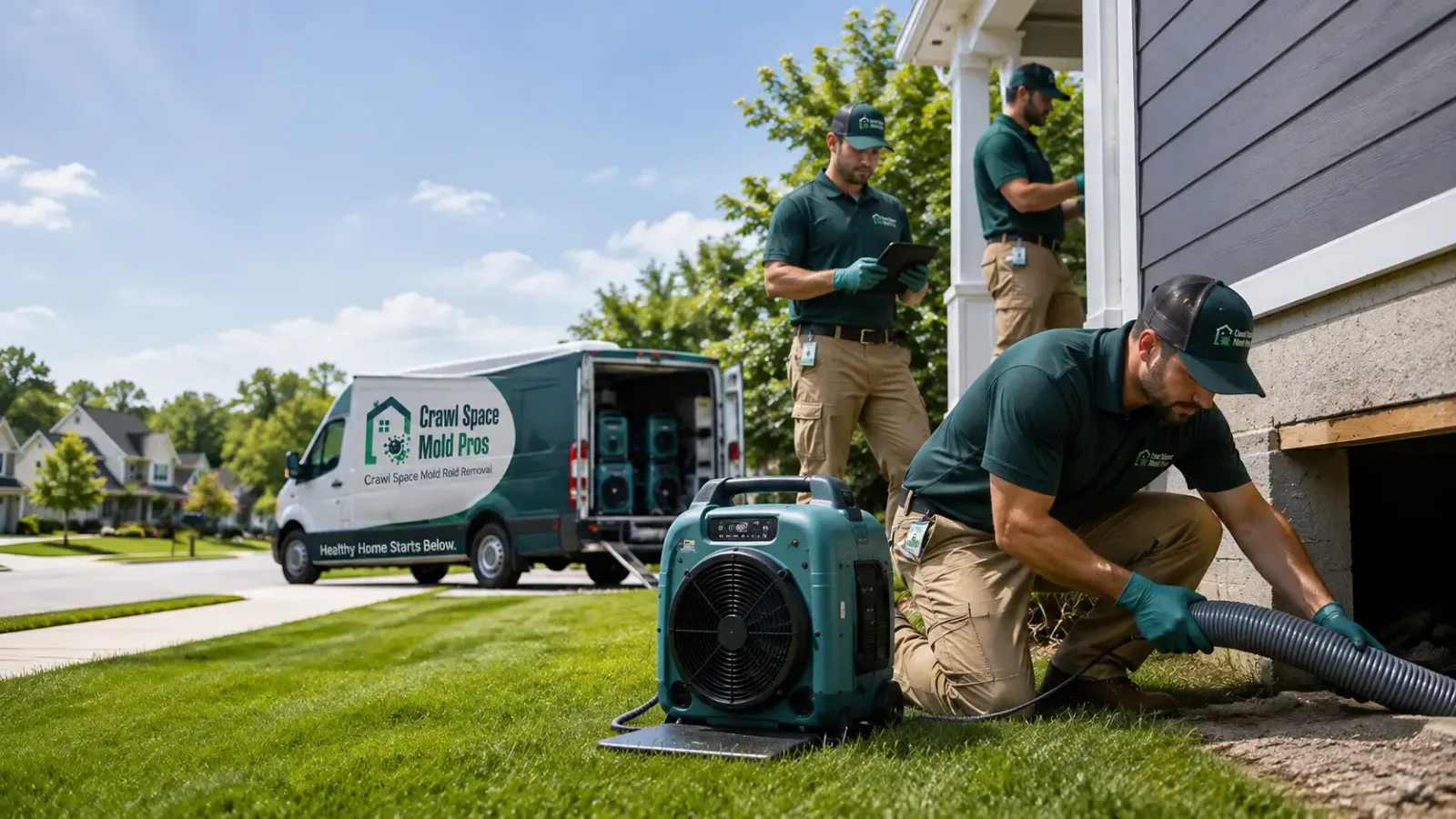 Crawl Space Mold Removal in Tuppers Plains, OH